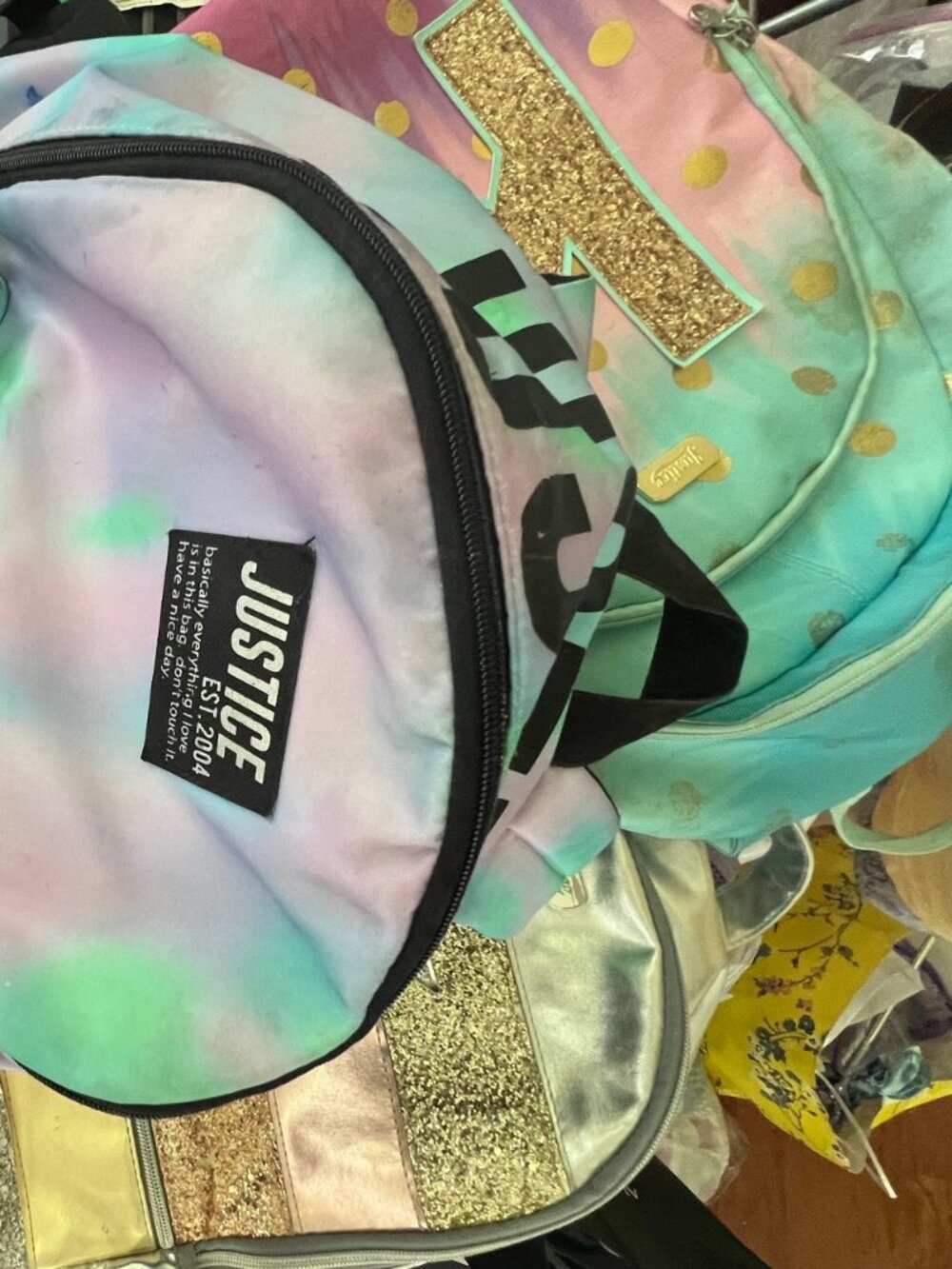 Bundle of 3 Justice backpack
